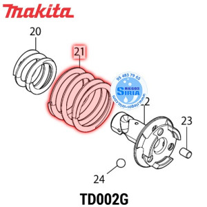 Muelle Compresión 31 Original TD002G 232748-8