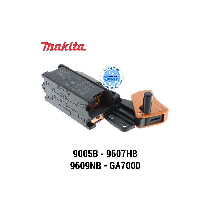 Interruptor Original Makita 9005B 9607HB 9609NB GA7000 651128-3