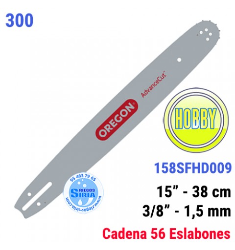 Espada Oregon 158SFHD009 3/8" 1,5mm 38cm Mc Culloch 300 120641
