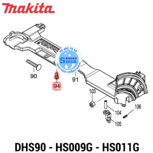 Tornillo Cabeza Ronda M4x12 para WR Original DHS009 HS009G HS011G 265A84-3