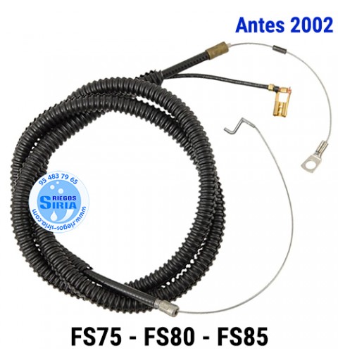 Cable Acelerador Completo compatible FS75 FS80 FS85 (Modelos antes 2002) 020941