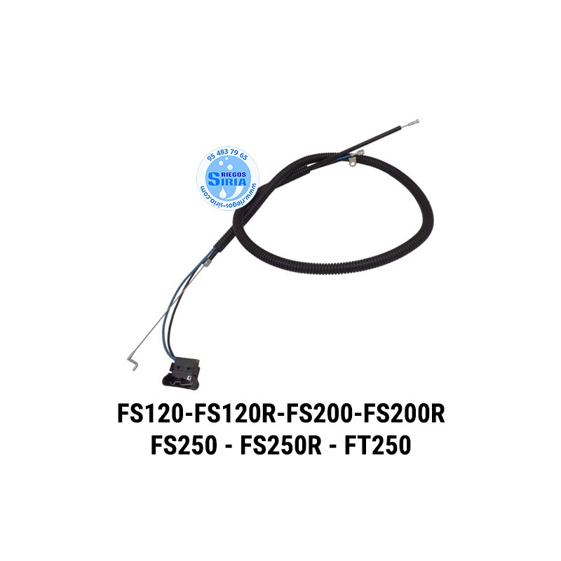 Cable Acelerador Completo compatible FS120 FS200 FS250 FT250 020993