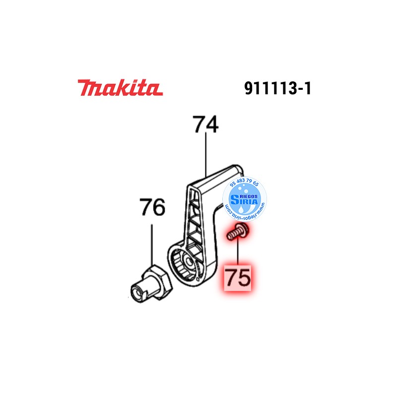 Tornillo M4x10 Original Makita 911113-1 911113-1