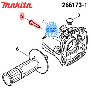 Tornillo M5x30 Original Makita 266173-1 266173-1