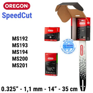 Kit Conversión SpeedCut Nano 0.325" 1,1mm 35cm MS192 MS193 MS194 MS200 MS201 120564