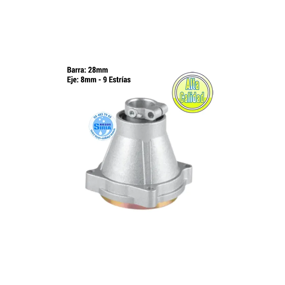 CAMPANA Embrague Completa para Tubo 28mm Eje 8mm 9 Estrías
