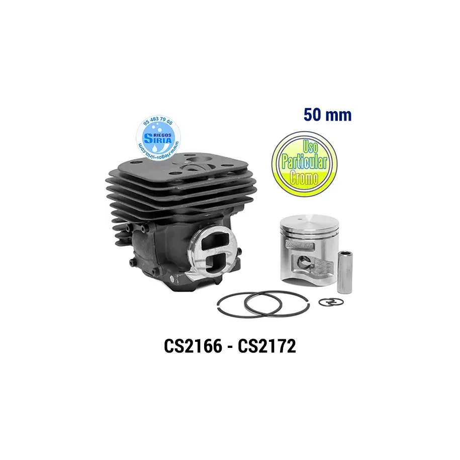 CILINDRO Completo Jonsered CS2166 CS2172 50mm