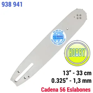 130MLBK095 ESPADA Motosierra OLEO MAC 0.325" 1,3 mm 33 cm
