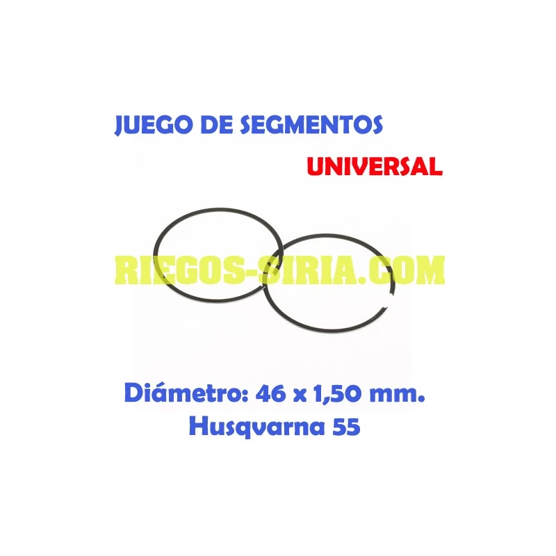 Juego de Segmentos Universal 46 x 1,50 mm. 020385