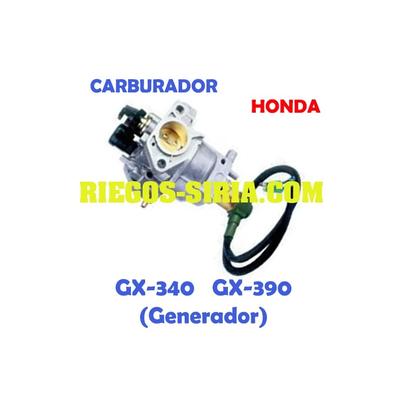 Carburador adaptable GX340 GX390 Generador 000244