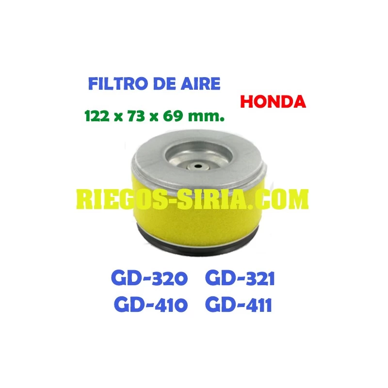 Filtro de aire compatible GD320 321 410 411 000071
