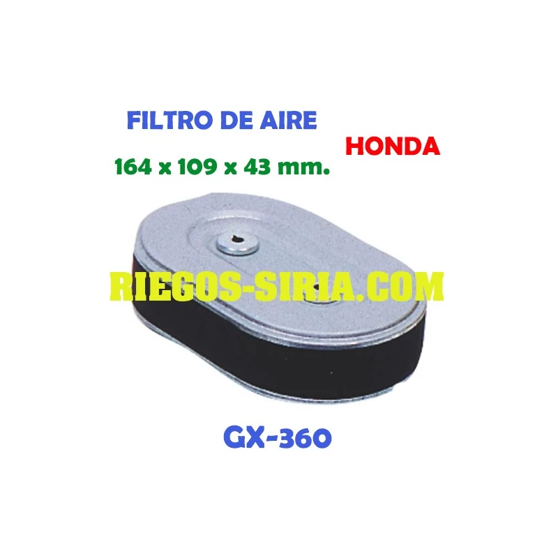 Filtro de aire adaptable GX 360 000182