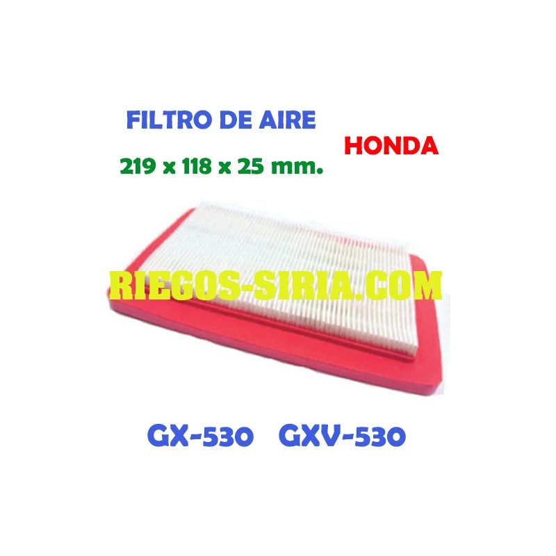 Filtro de aire adaptable GX530 GXV530 000237