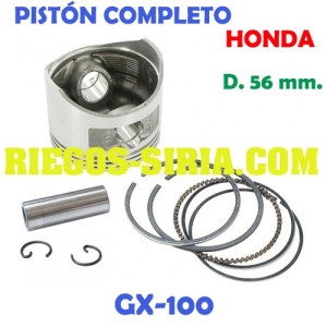 Pistón Completo adaptable GX100 000126