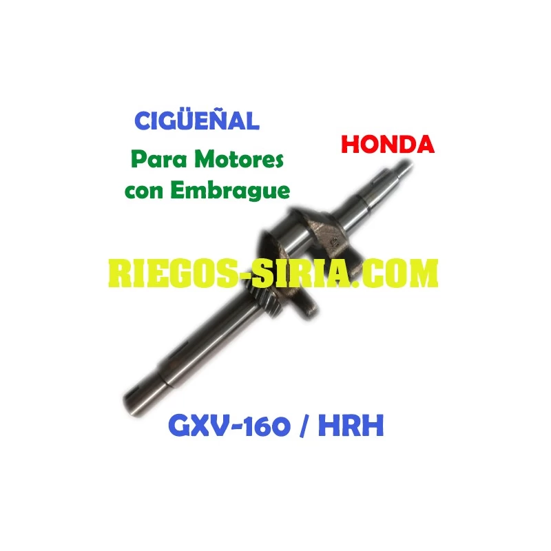 Cigüeñal adaptable GXV160 con Embrague 000359