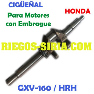 Cigüeñal adaptable GXV160 con Embrague 000359