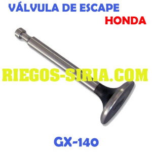 Válvula de Escape adaptable GX140 000167