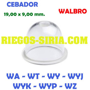 Cebador Carburador compatible Walbro WA WT WY WYJ WYK WYP WZ 020413