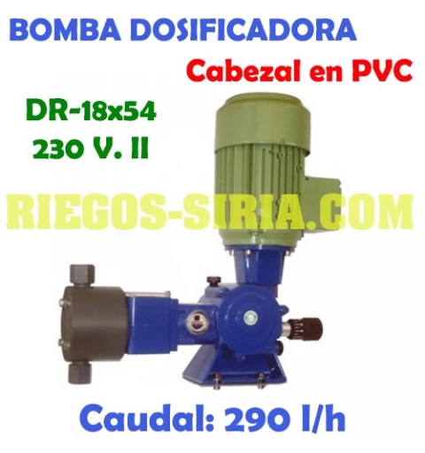 Bomba Dosificadora Pistón DR 18x54 230 V. DR1854CM