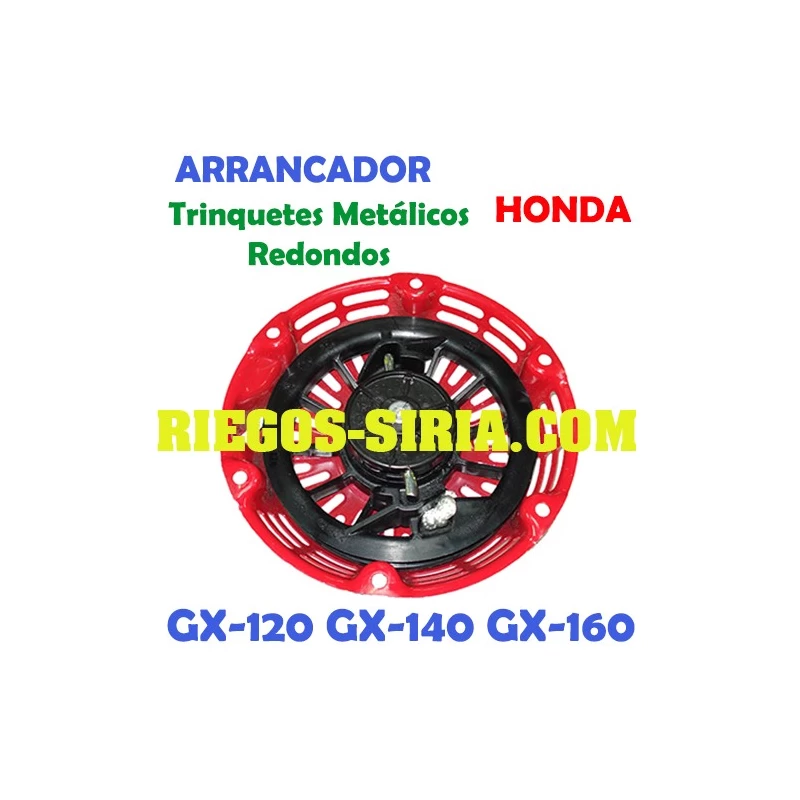 Arrancador adaptable GX120 GX140 GX160 2 Trinquetes Metálicos Redondos 000446