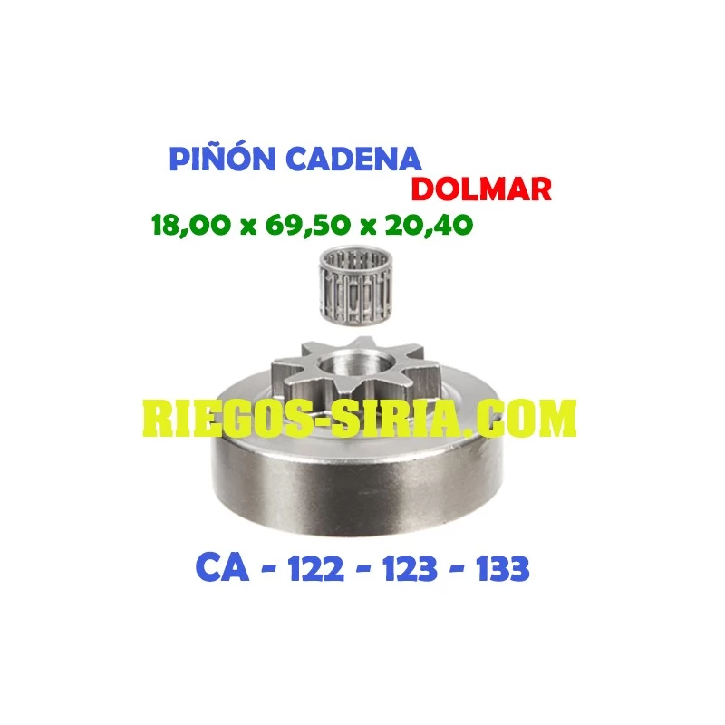 Piñón Cadena 3/8" 8 Dientes CA 122 122SL 123 133 120024