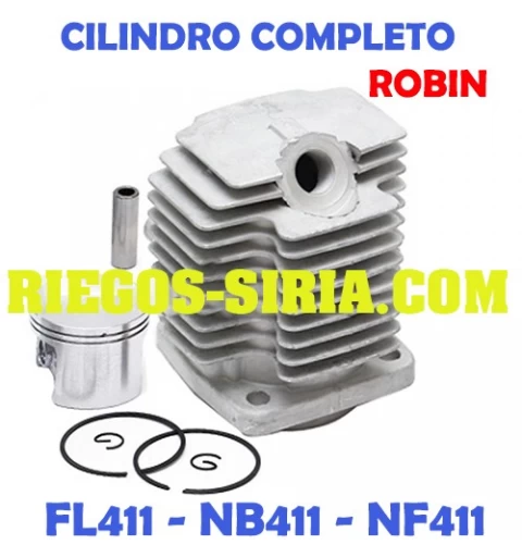 Cilindro Completo adaptable Robin FL411 NB411 NF411 050031