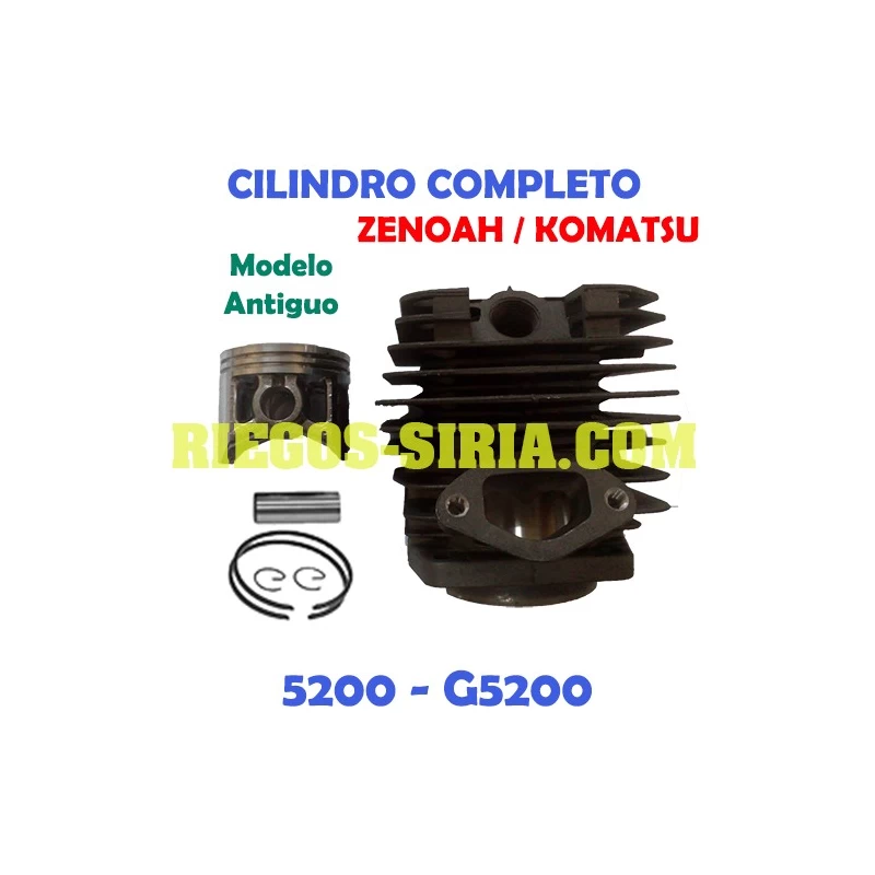 Cilindro Completo adaptable Komatsu Zenoah 5200 Modelo Antiguo 100105