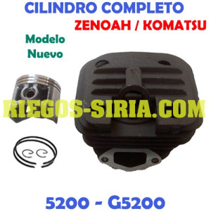 Cilindro Completo adaptable Komatsu Zenoah 5200 Modelo Nuevo 100020