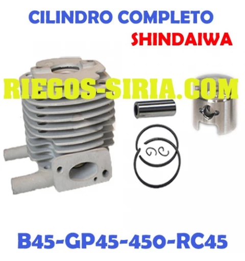 Cilindro Completo adaptable Shindaiwa B45 GP45 450 RC45 100012