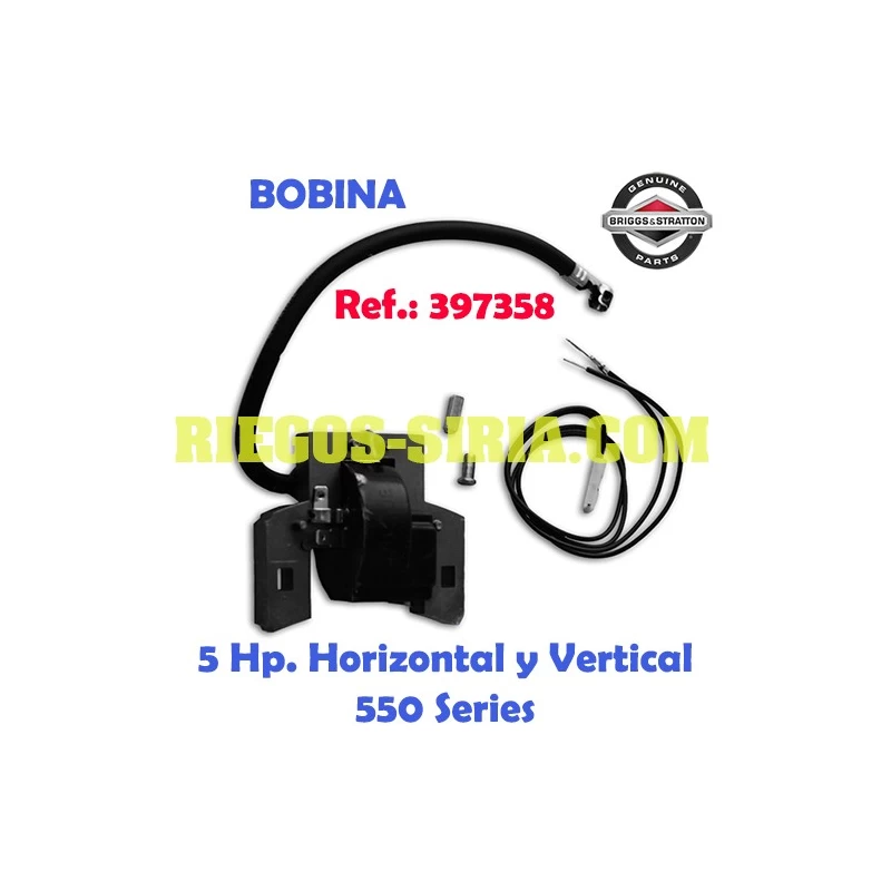 Bobina Original B&S 5 Hp. 550 Series 397358