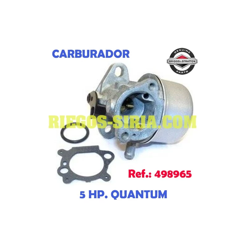 Carburador Original B&S 5 Hp. Quantum 498965