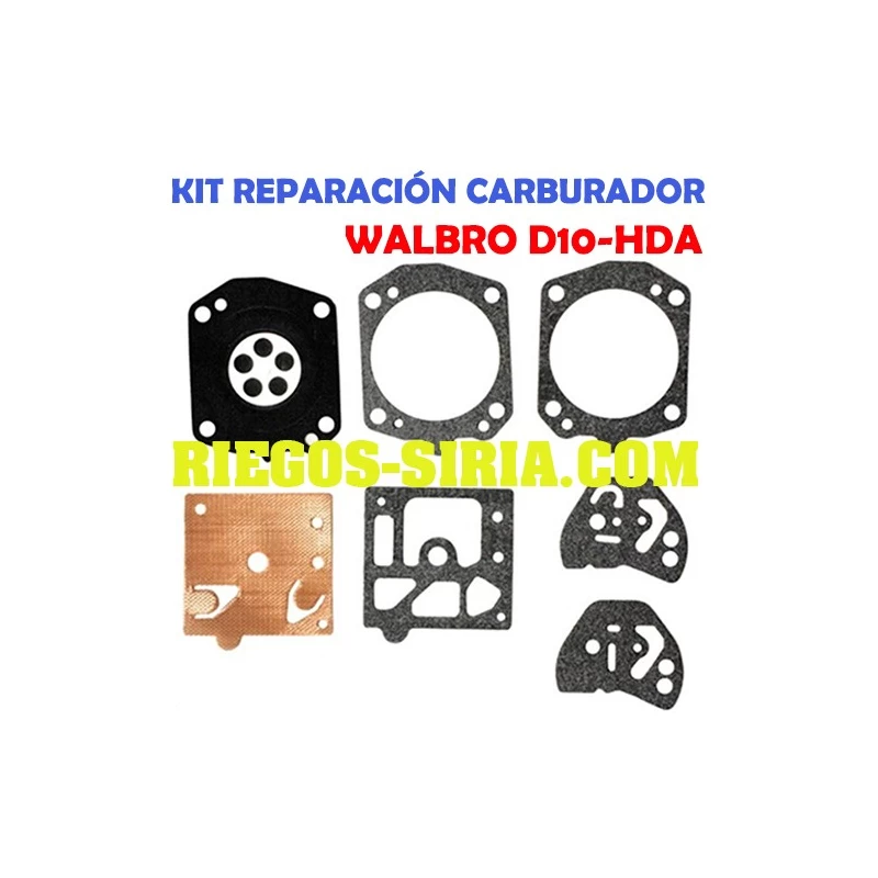 Kit Reparación Carburador adaptable Walbro D10 HDA D20 HDA 020587