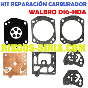 Kit Reparación Carburador adaptable Walbro D10 HDA D20 HDA 020587