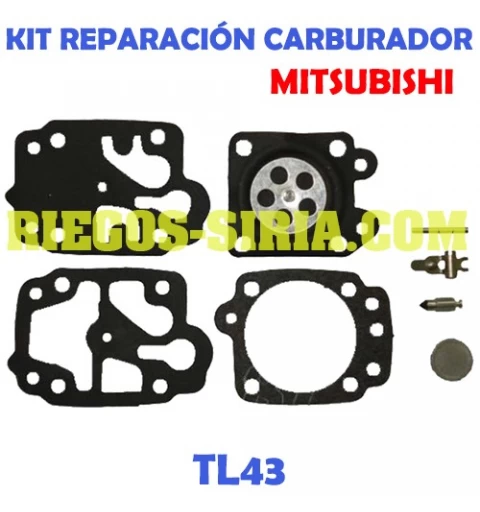Kit Reparación Carburador adaptable Mitsubishi TL43 070056