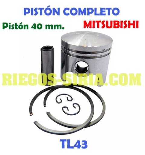 Pistón Completo adaptable Mitsubishi TL43 070025