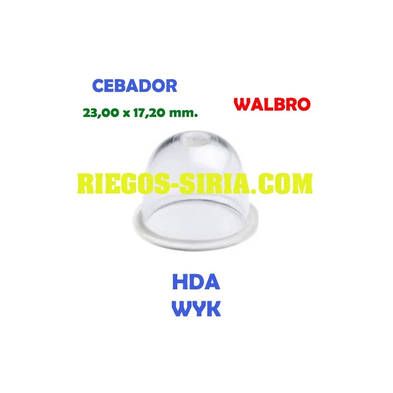 Cebador Carburador compatible Walbro HDA WYK 020415
