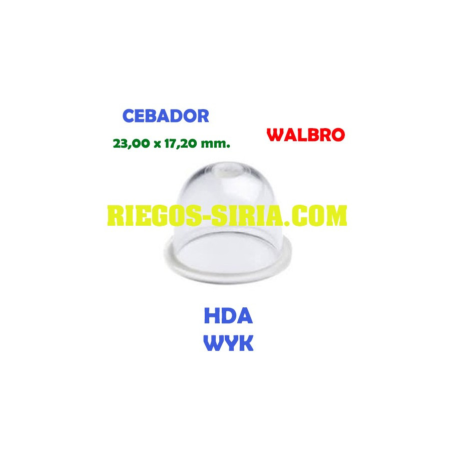 Cebador Carburador compatible Walbro HDA WYK 020415