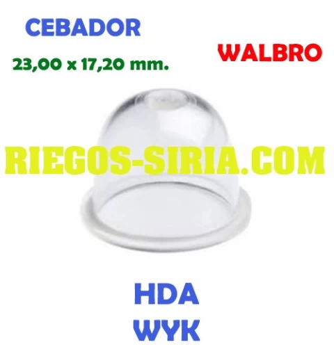 Cebador Carburador compatible Walbro HDA WYK 020415
