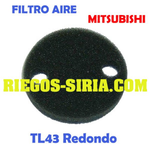 Filtro Aire adaptable Mitsubishi TL43 Redondo 070052