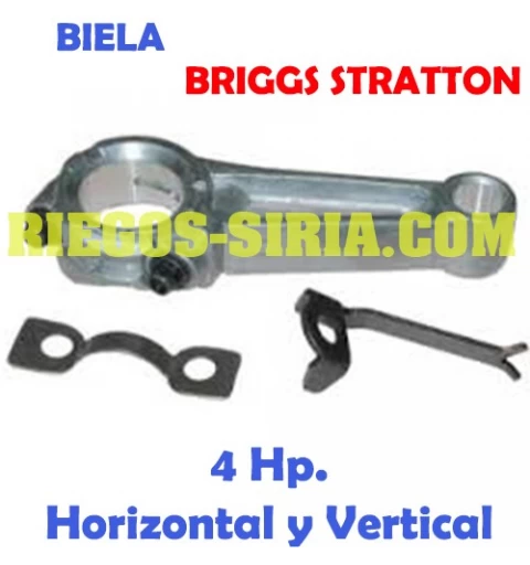Biela adaptable Briggs Stratton 4 Hp. Horizontal y Vertical 010009