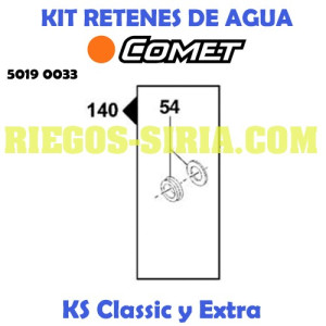 Kit Retenes Agua Comet KS 5019 0033