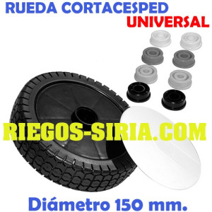 Rueda Universal Cortacesped 150 mm. 110239