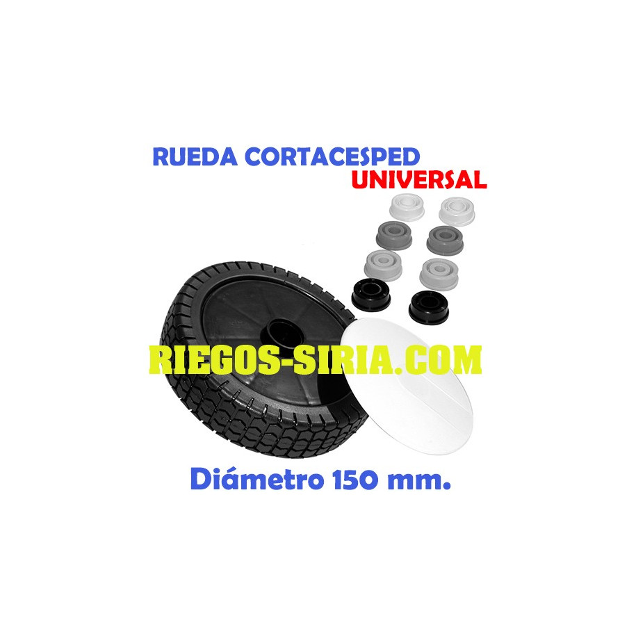 Rueda Universal Cortacesped 150 mm. 110239