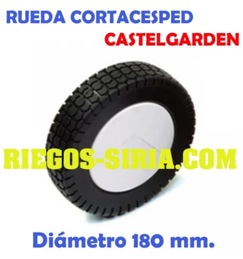 Rueda Cortacesped Castelgarden 180 mm. 110235