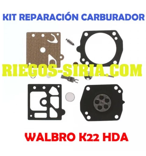 Kit Membranas Carburador adaptable Walbro K22 HDA 020611