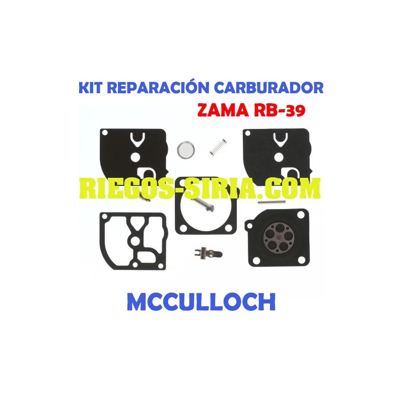 Kit Reparación Carburador adaptable Zama C1Q RB39 020757