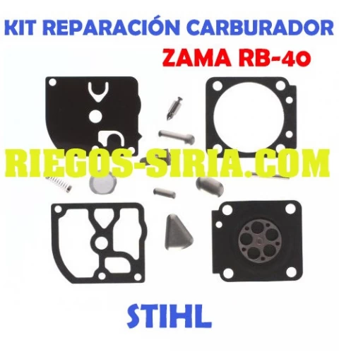 Kit Reparación Carburador adaptable Zama C1Q RB40 020755