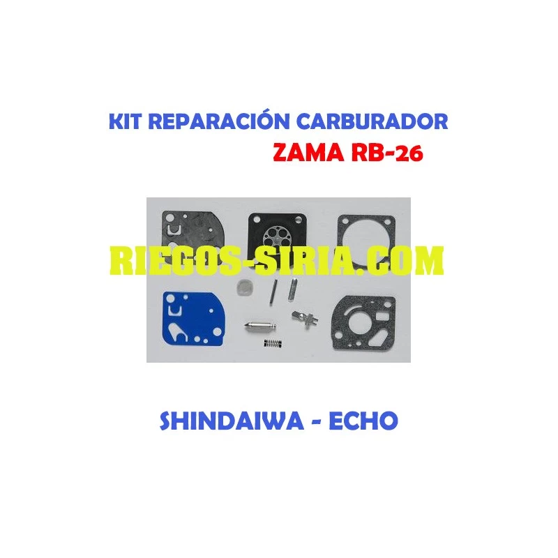 Kit Reparación Carburador adaptable Zama C1U RB26 020606