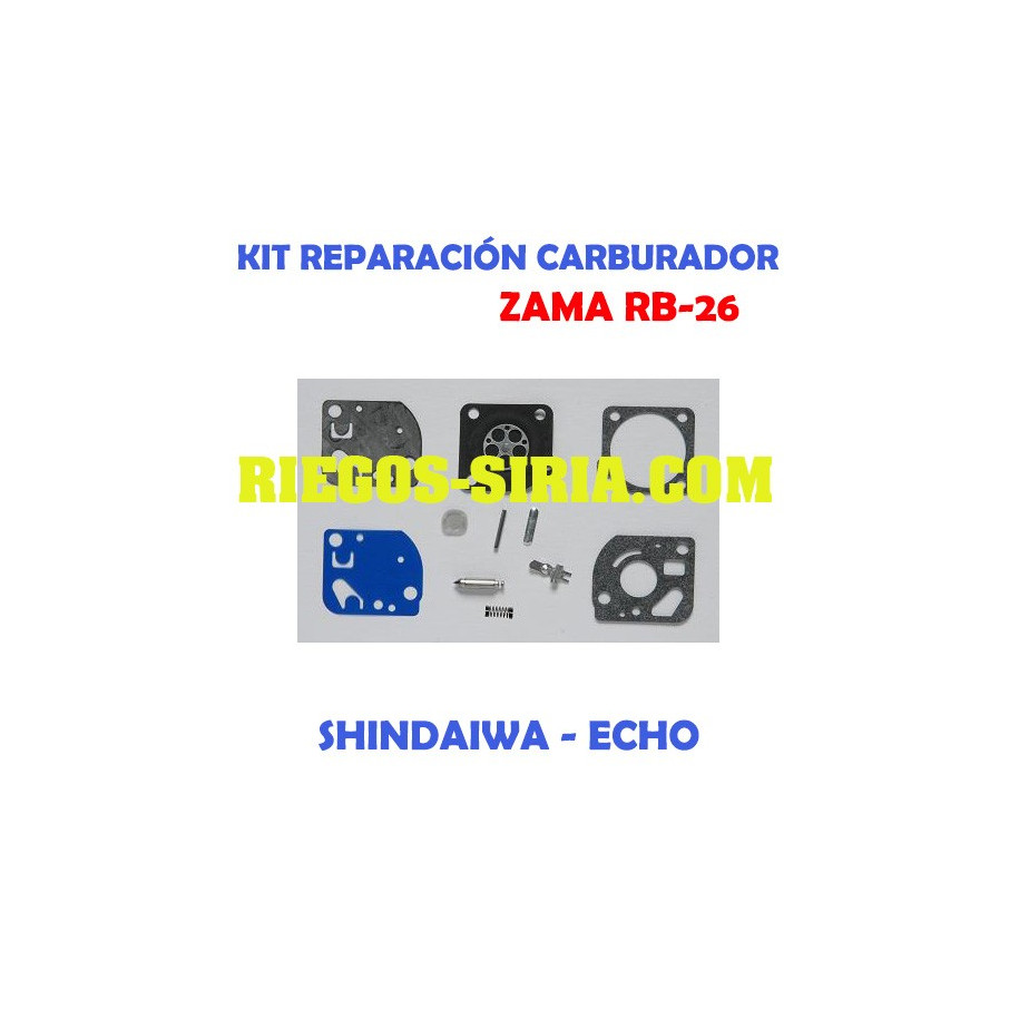 Kit Reparación Carburador adaptable Zama C1U RB26 020606