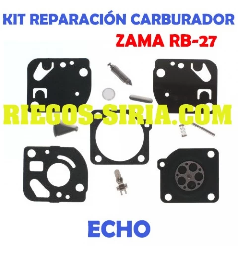 Kit Reparación Carburador adaptable Zama C1U RB27 020408